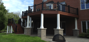 Elevated Deck with Porch Beneath