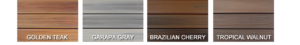 DuraLife Hardwoods Deck Colors