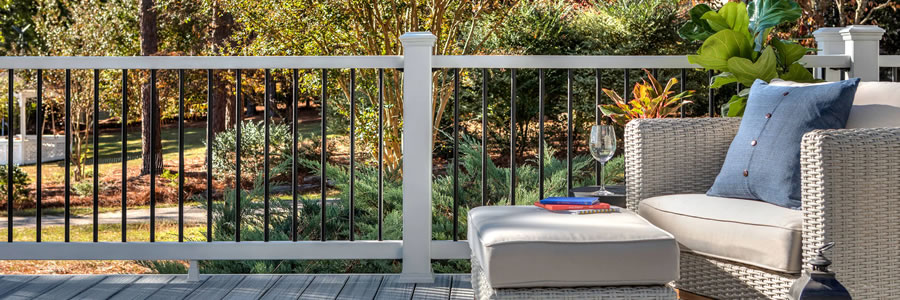 Composite Deck Railing Style Example