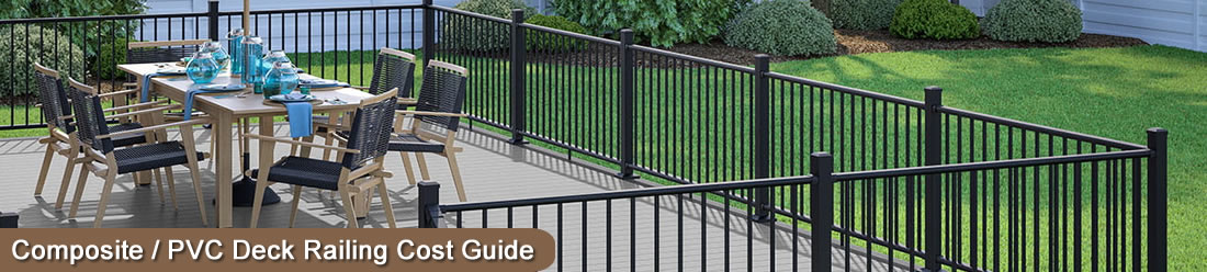 Composite / PVC Deck Railing Costs and Prices